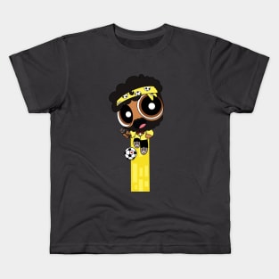 Flying Yellow Power Puff Wayne! Kids T-Shirt